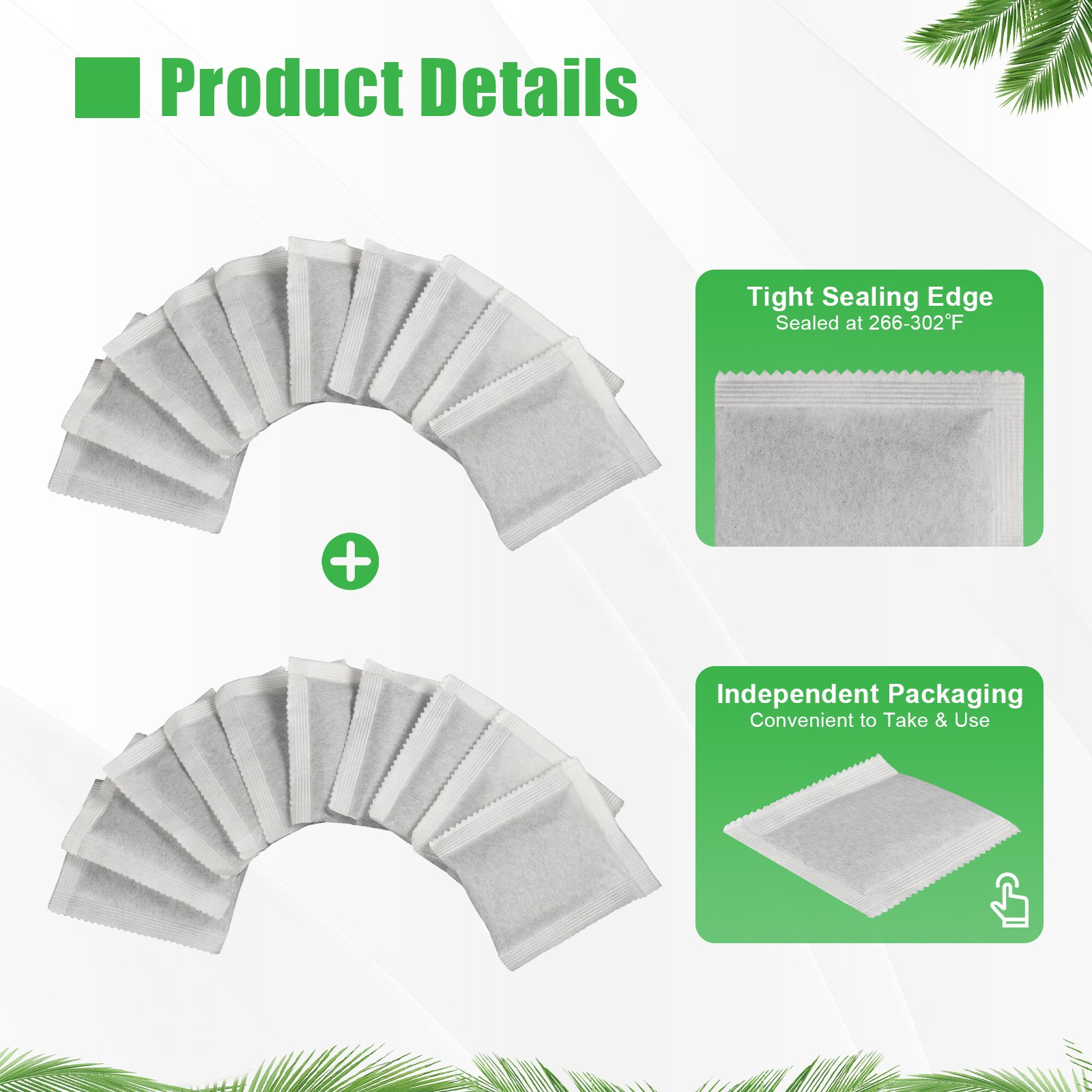 20 Pack Home Activated Charcoal Carbon Filter Bags For Water Distiller Purifier