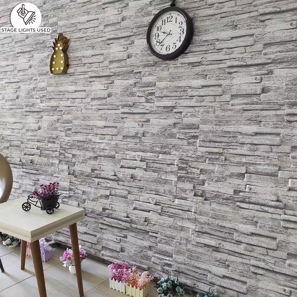 Falkirk Uffcott 39.4 In. X 9.8 In. Grey Faux Ancient Brick Styrofoam 3D Decorati