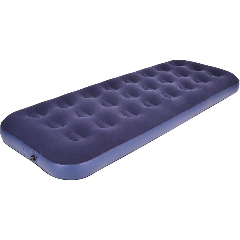 Inflatable Mattress Durable PVC Flocking Supportive Camping Outdoor Easy Setup
