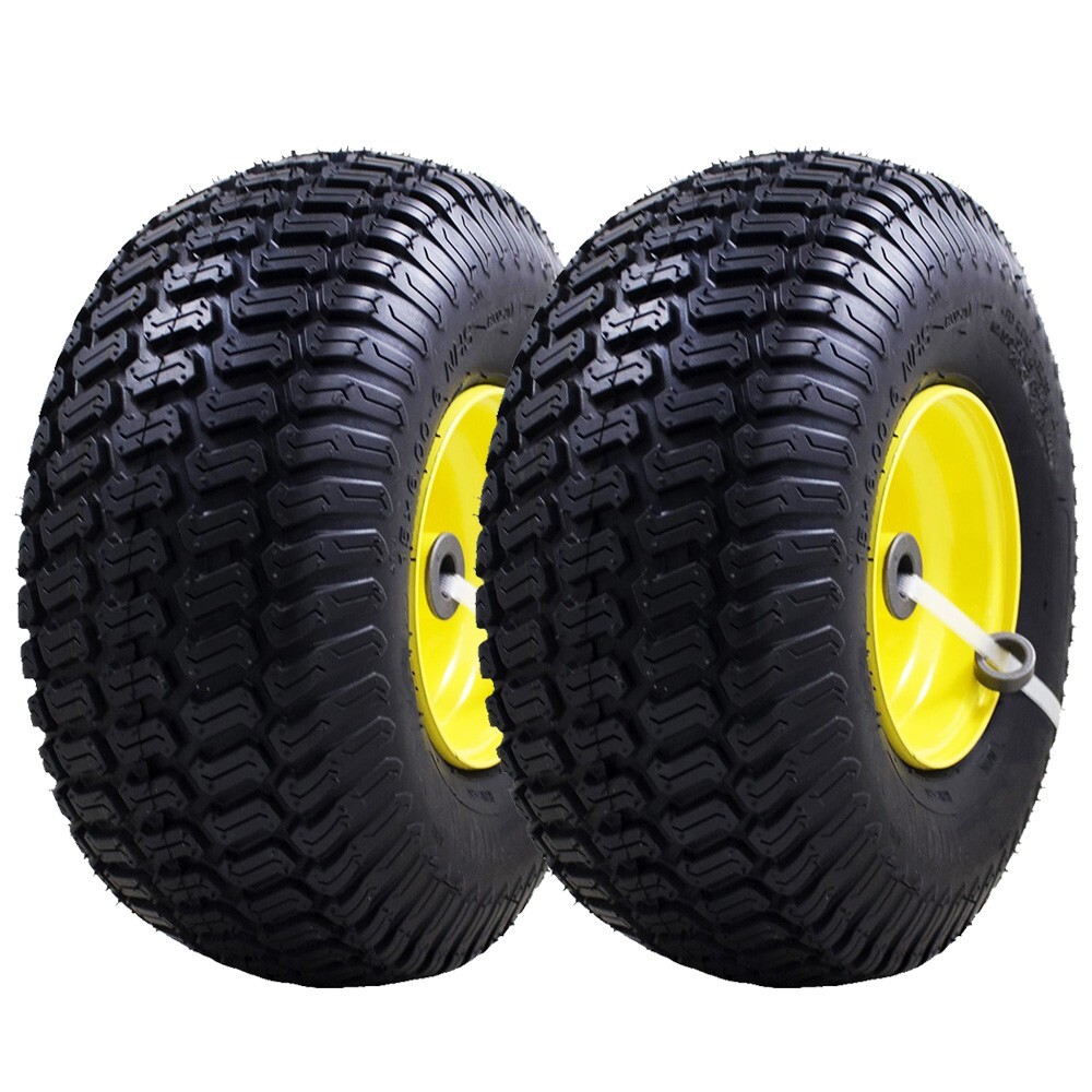 Proven Part 2-Pack Front Tires and Rim 15×6-6 For John Deere LT133 LA115 D100