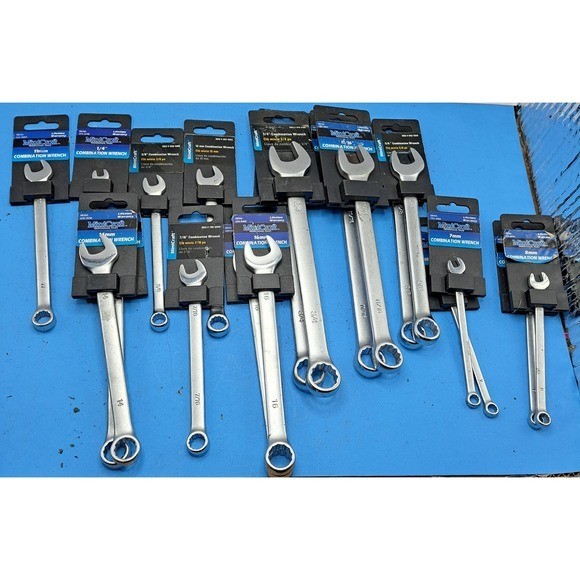 MintCraft Combination Wrench Lot 19pc Metric SAE Vintage Hand Tools Set NWT