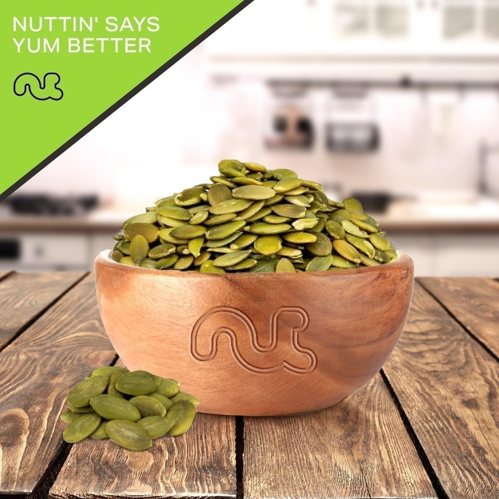Nut Cravings – Raw Pumpkin Seeds Pepitas, Unsalted, Shelled, (80oz – 5 LB)…