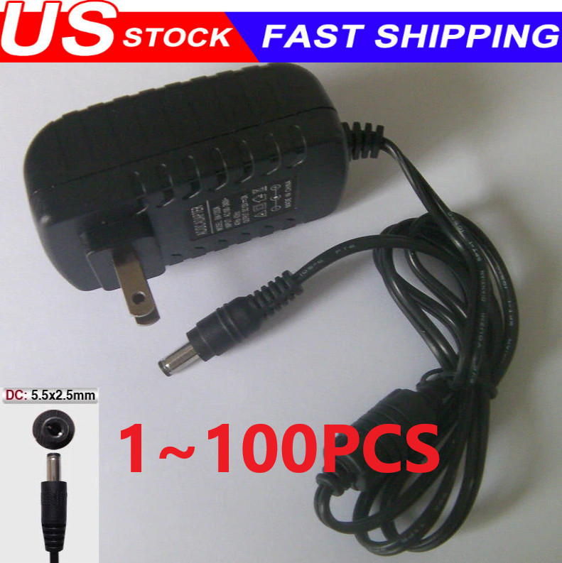 AC 100-240V to DC 12V 2A Power Supply Adapter Heavy-Duty LED Light Strip 24W SMD