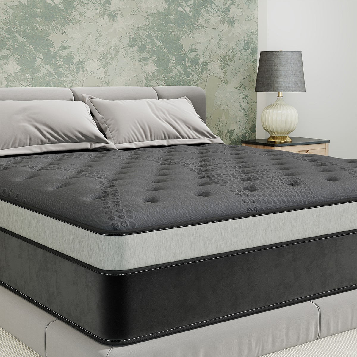 12″ 14″ Mattress In a Box Gel Memory Foam Hybrid Spring Twin Full Queen King Bed