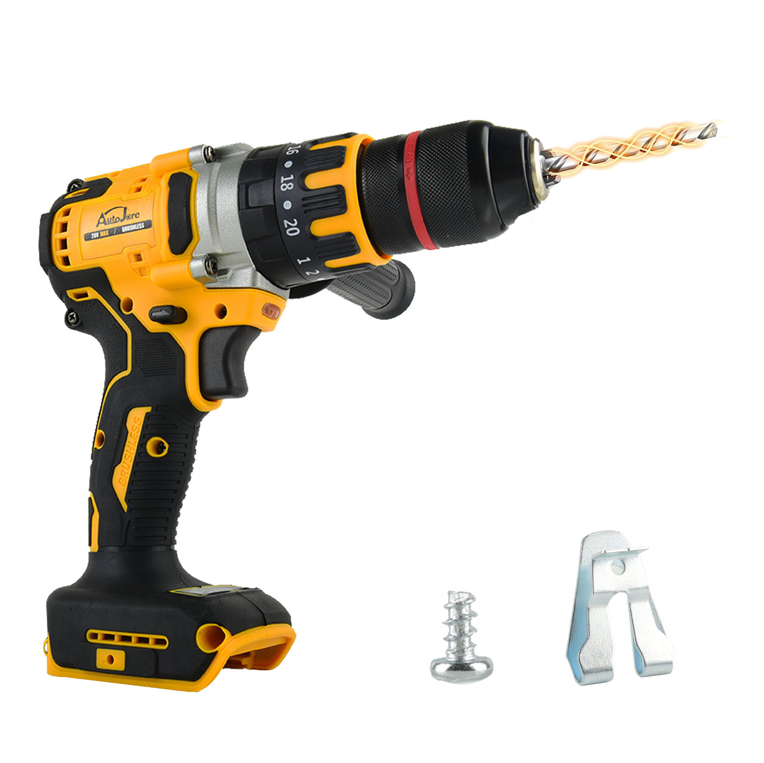 1/2″ Cordless Hammer Drill/Driver Brushless For DEWALT 20V MAX Battery 2-Speed