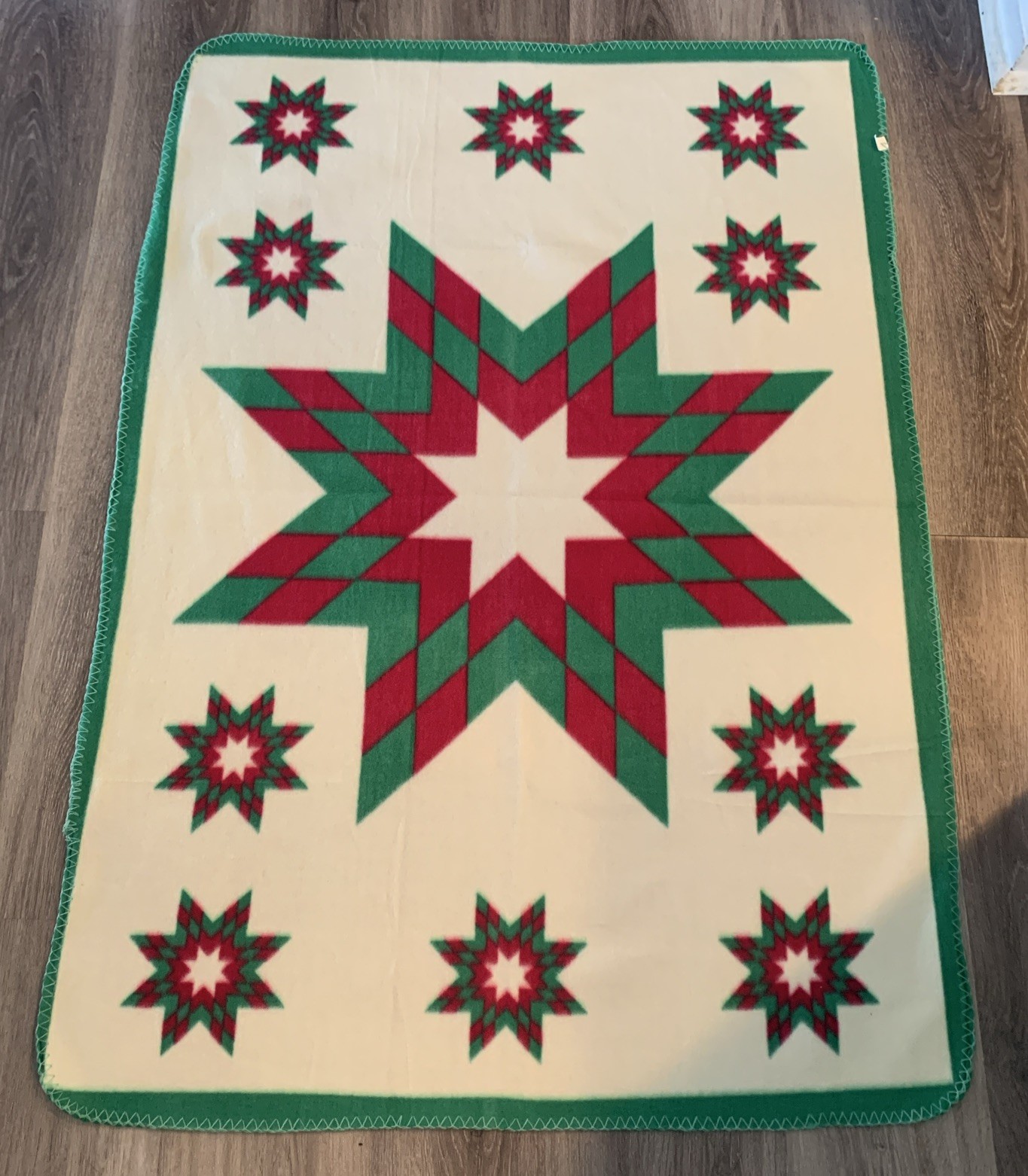Native Southwestern American Design Poly Fleece Throw Lap Blanket 33″x48″