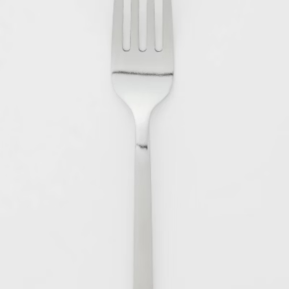 20pc Flatware Set Silver: Stainless Steel Silverware Set, Includes Forks, Spoons