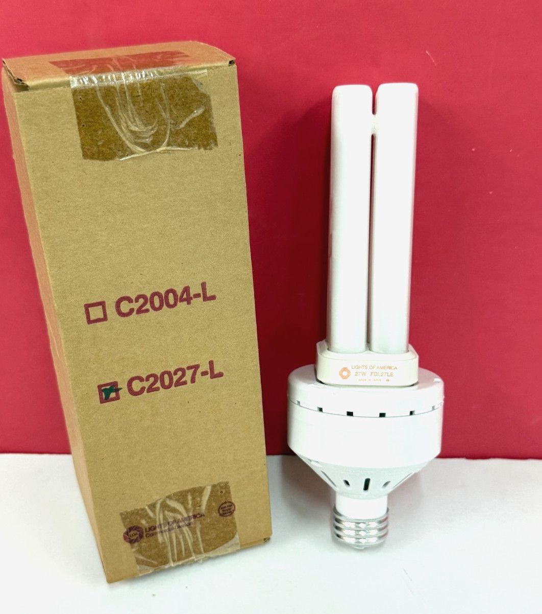 27W 120V Compact Fluorescent LIGHT BULB LAMP 2700K 100W-Equiv FDL27LE C2027-L