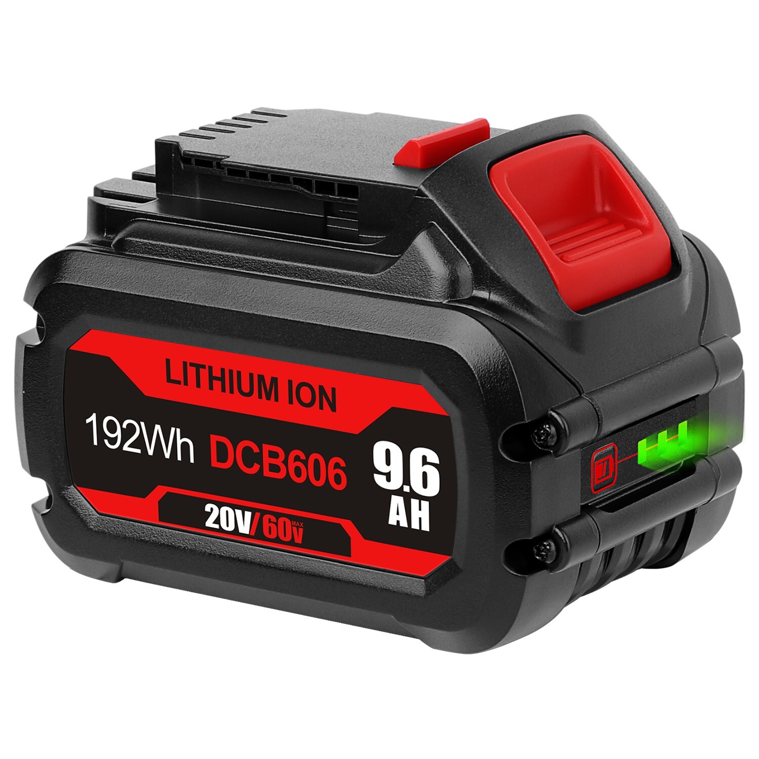 2X 20V/60V 9.0Ah Lithium Battery For Dewalt 60 Volt Max Flexvolt DCB606 DCB609