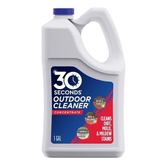 30 SECONDS Outdoor Cleaner for Stains from Algae, Mold and Mildew 1 Gallon