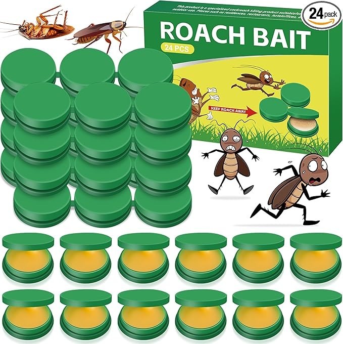72PCS/Pack Cockroach Gel Bait Roach Killer Powerful Roach Repellent Bait Trap