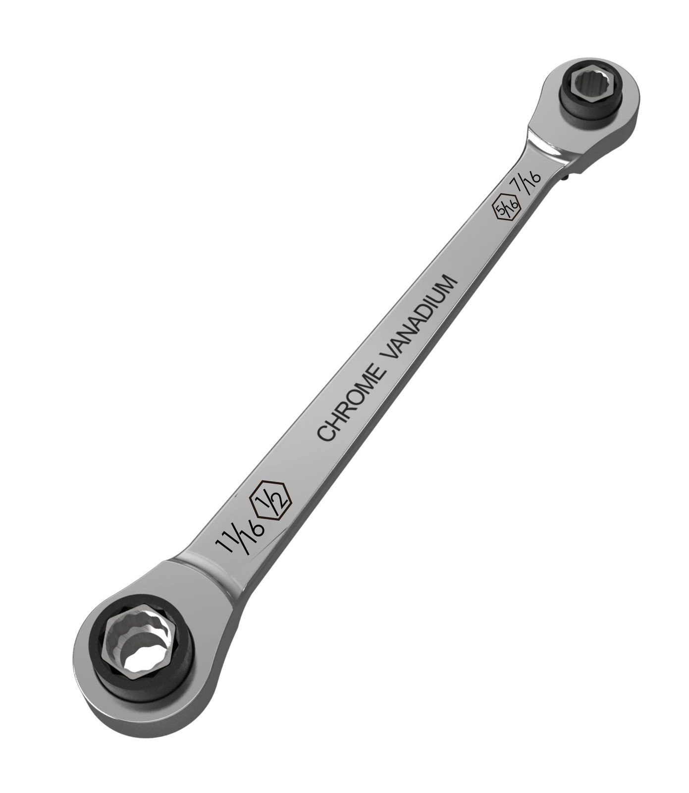 Speed Wrench 8-in-1 SAE Double End Reversible Ratcheting Combination Tool
