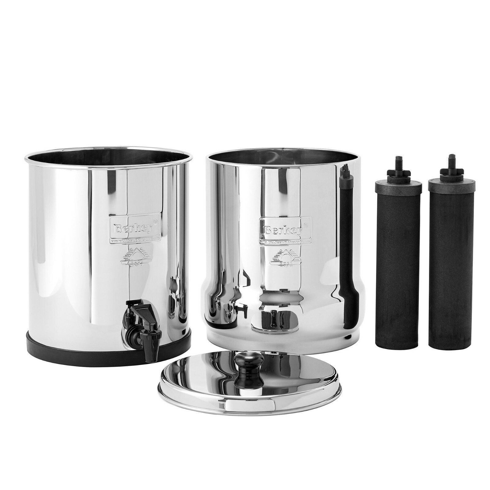 Big Berkey Water Filter w/ 2 Black Berkey Elements – Factory Blemished – NEW