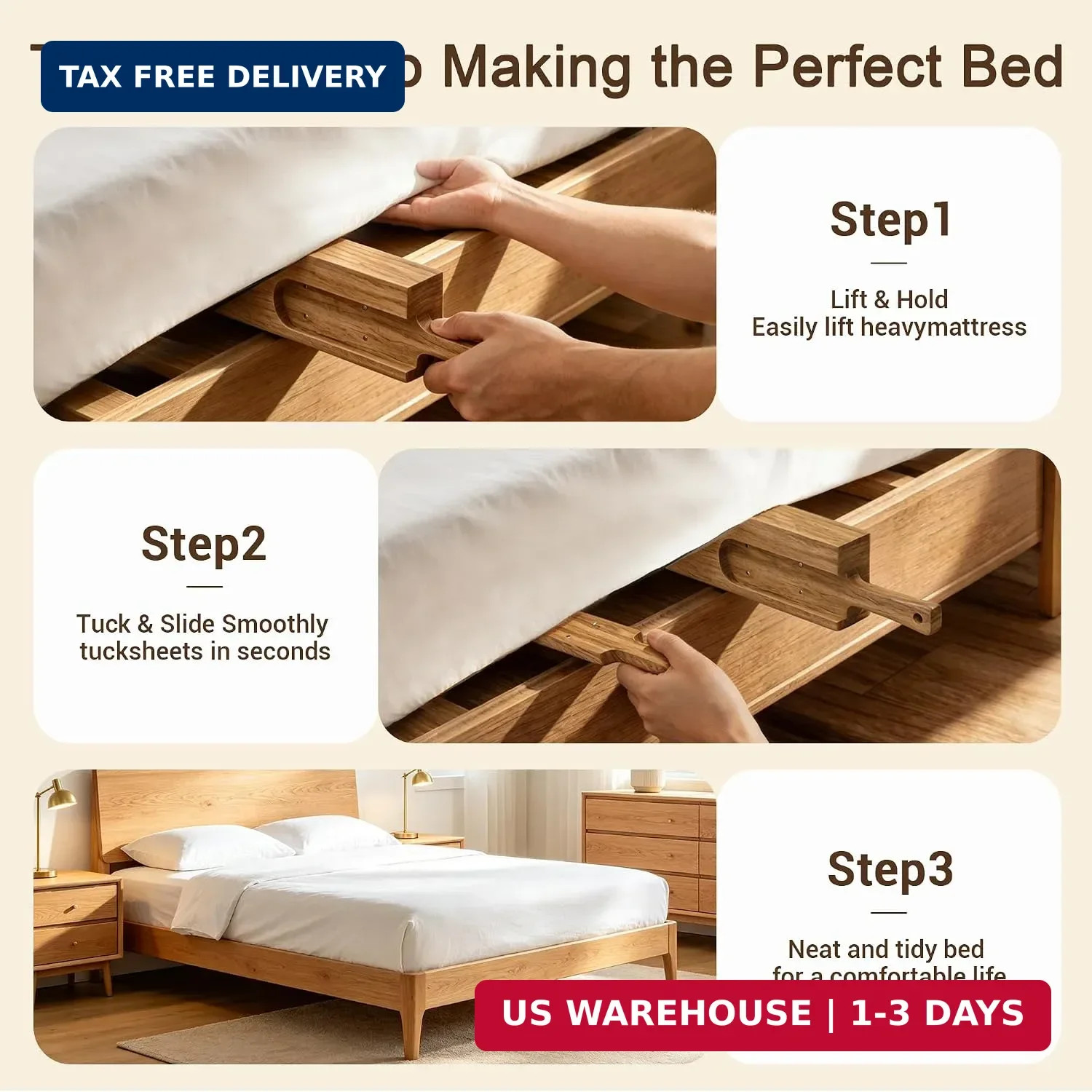 Mattress Lifter Tool for Changing Sheets Bed Maker Sheet Tucker Tool | Lifts & H