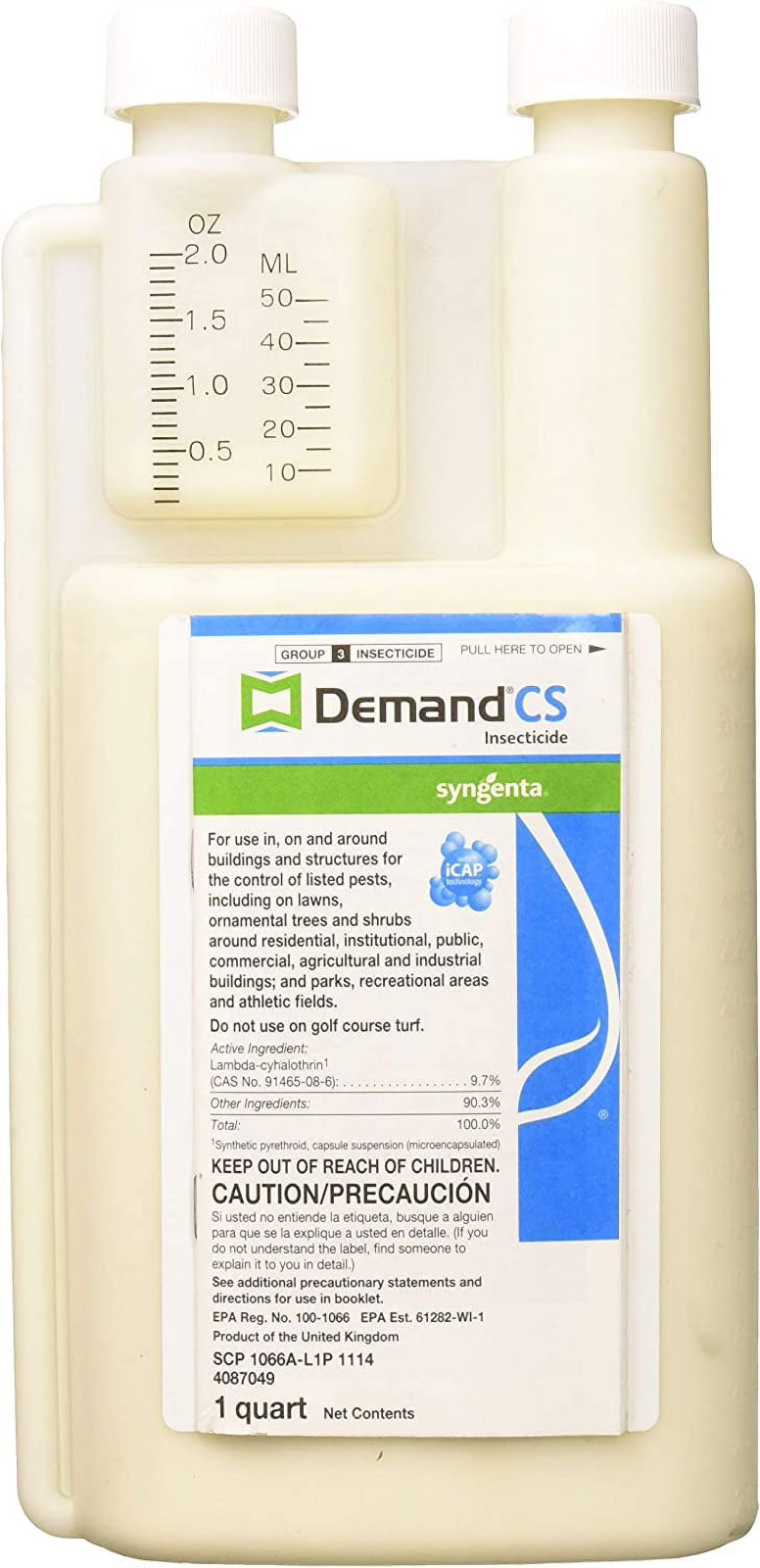 Demand CS Quart Insecticide Bedbug Roach Pest Insect Control