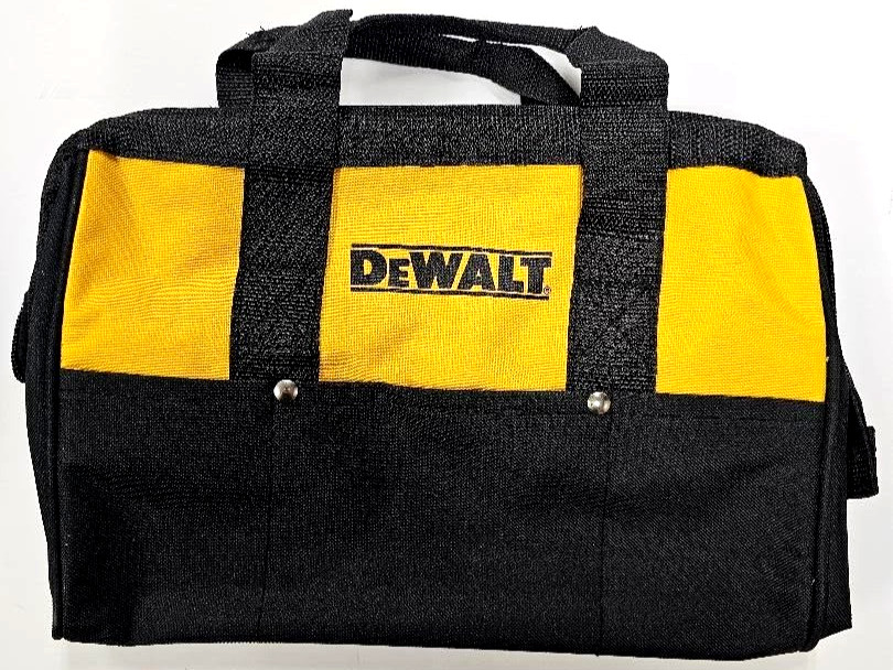 Dewalt Tool Bag W/ RAILS Case 13″ x 10″ x 9″ Canvas For 20V Drill, Battery, Saw
