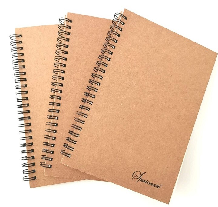 SPIRITMATE Wirebound Dot/grid Notebooks. 5.5×8.26in 50sheets. 3pk. brand new.