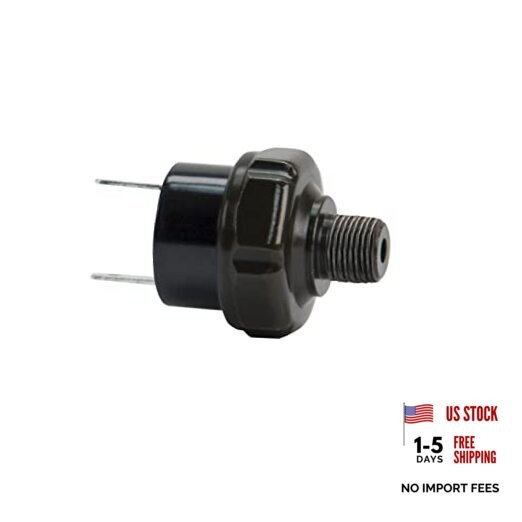 90101 85-105 PSI Pressure Switch, Black 85psi on-105psi off