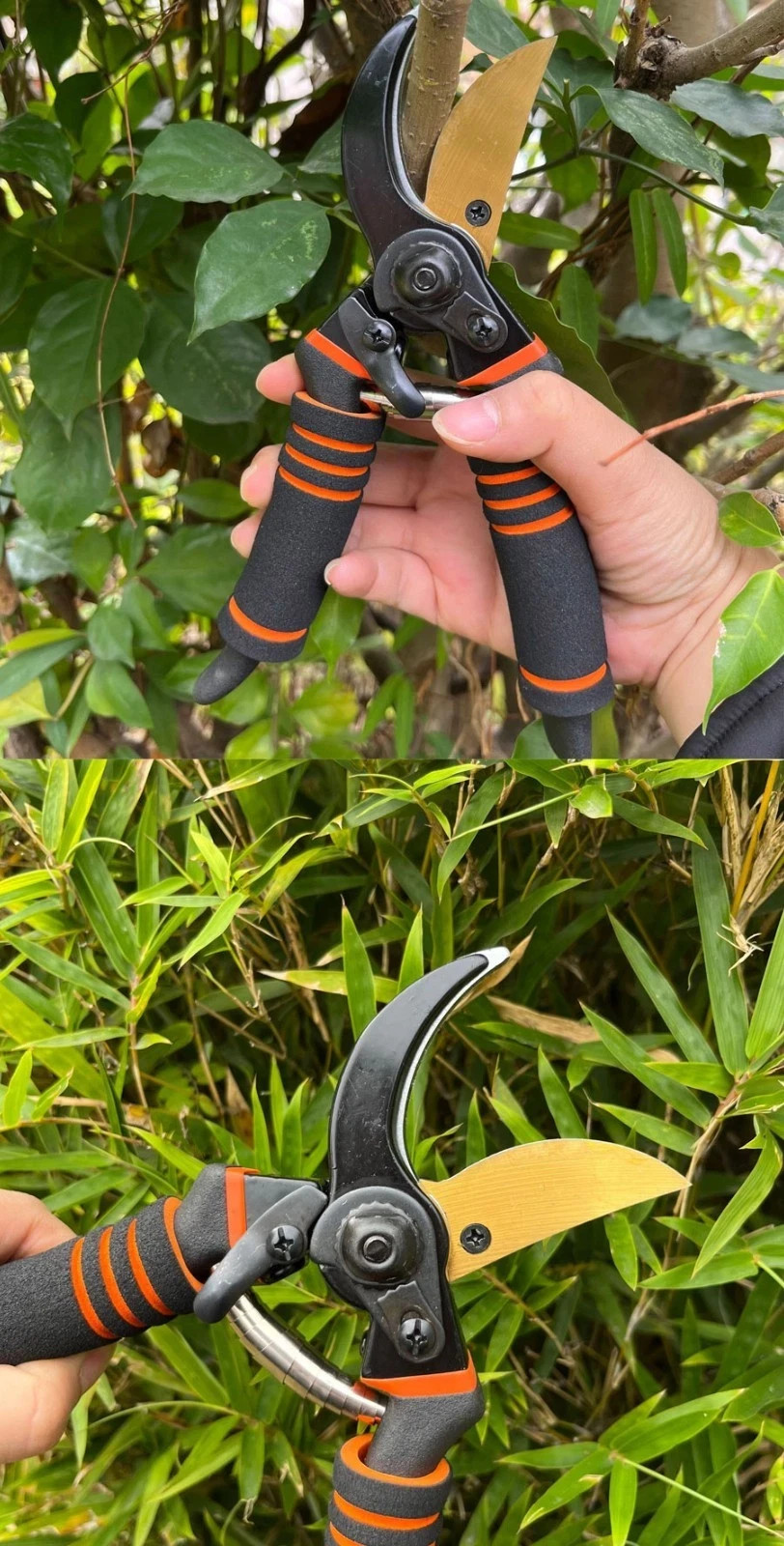 Professional Pruning Shears Garden Pruners Heavy Duty Stainless Steel Branch Cut