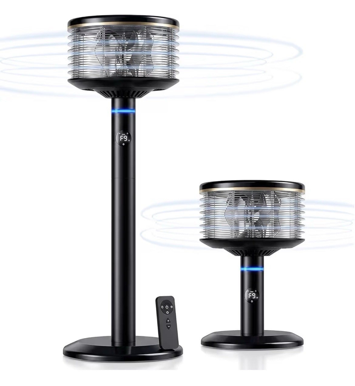 Spin360 360° Fan, Height-Adjustable Floor & Table Fan