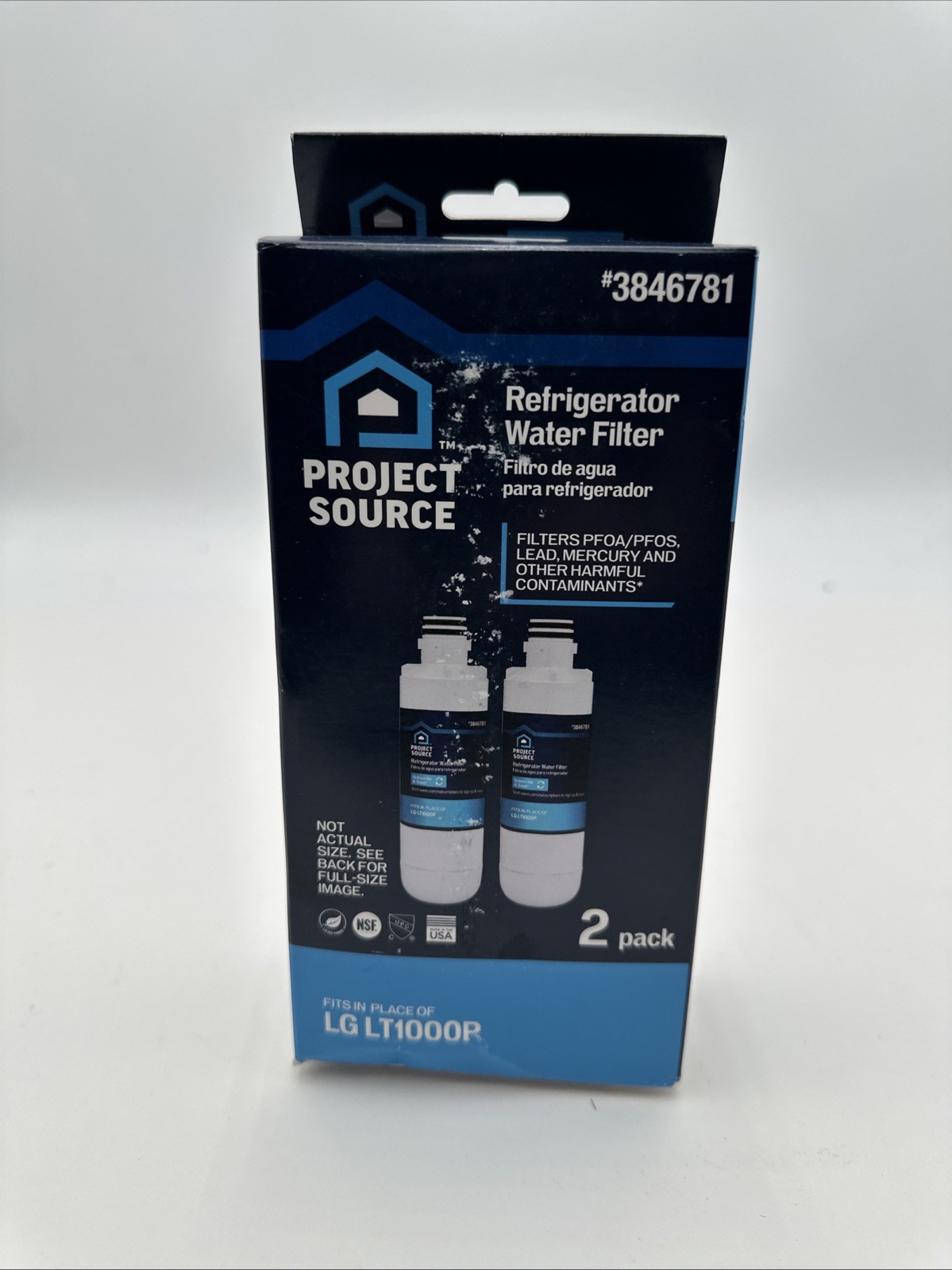 Project Source 6-Month Twist-in Refrigerator Water Filter L-5-2 Fits LG #3846781
