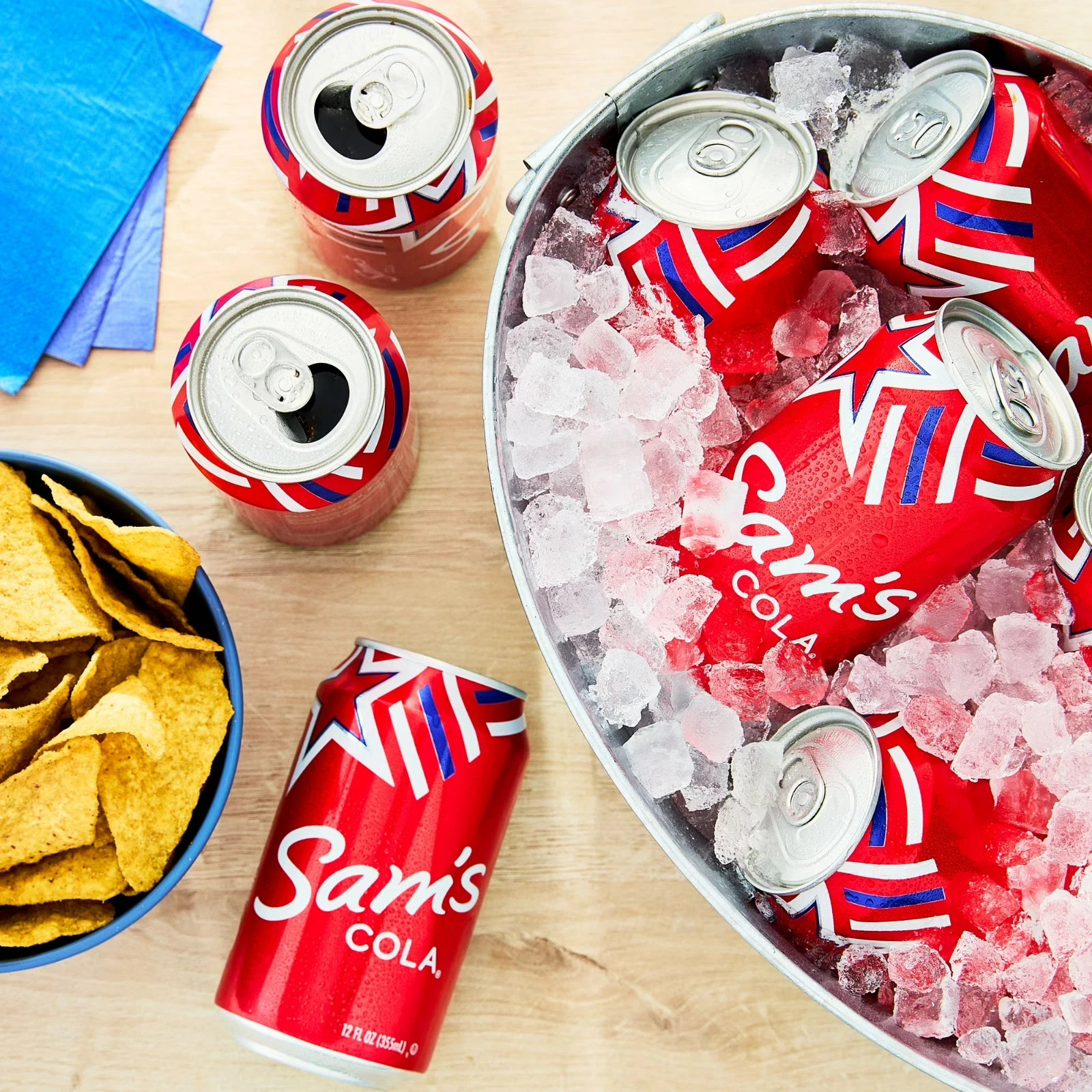 Sams Cola Soda Pop, 12 fl oz, 12 Pack Cans Free Shipping******