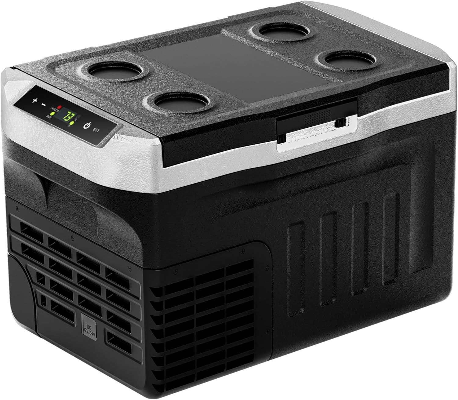 12V Portable Refrigerator Freezer -4℉~68℉ Car Cooler 12/24V DC 110V AC Camping