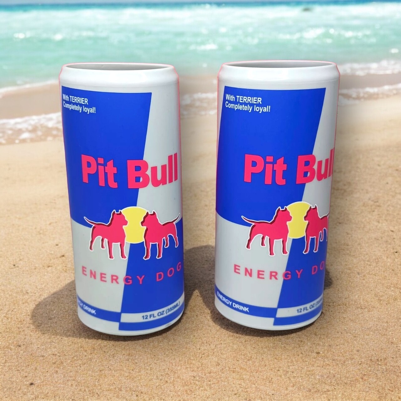 2-pack silicone beer can covers – hide a beer for 12oz (355mL) slim/skinny cans