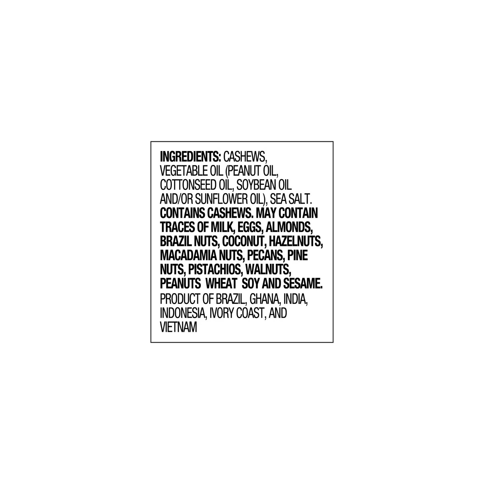 Great Value Cashew Halves & Pieces, 27 oz (PACK OF 2)