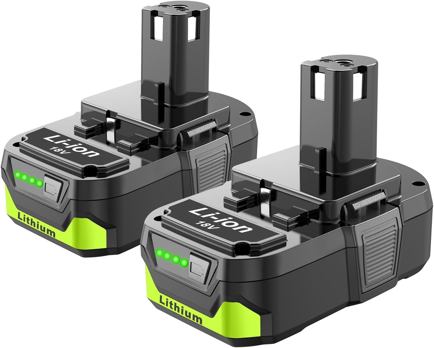 2 PCS 18V Extended Capacity Battery BPL18151 4.0Ah For RYOBI P102 P103 P104 P105