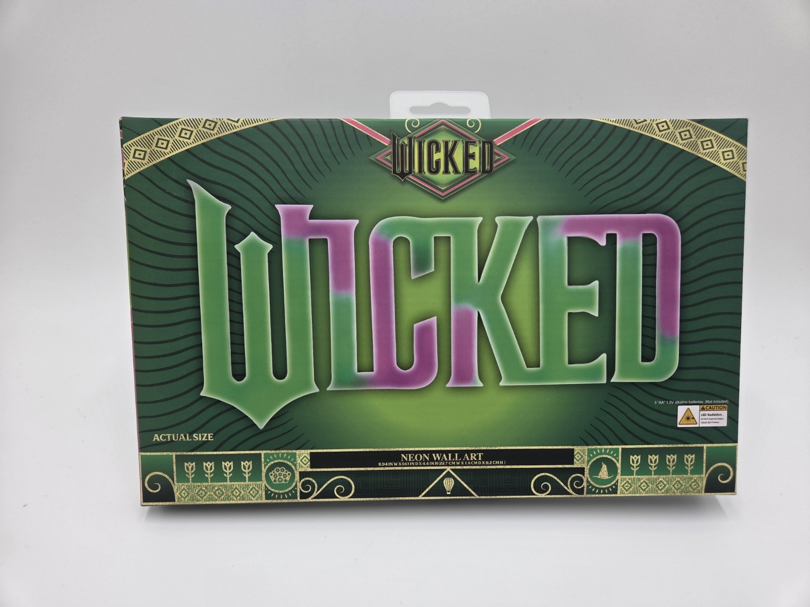 WICKED (8.94in W x 4.4in H) Neon Wall Art – Item #K430468