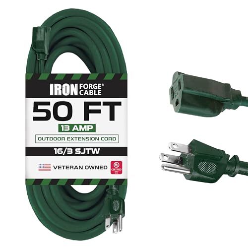 Iron Forge Cable Weatherproof Outdoor Extension Cord Assorted Colors , Sizes