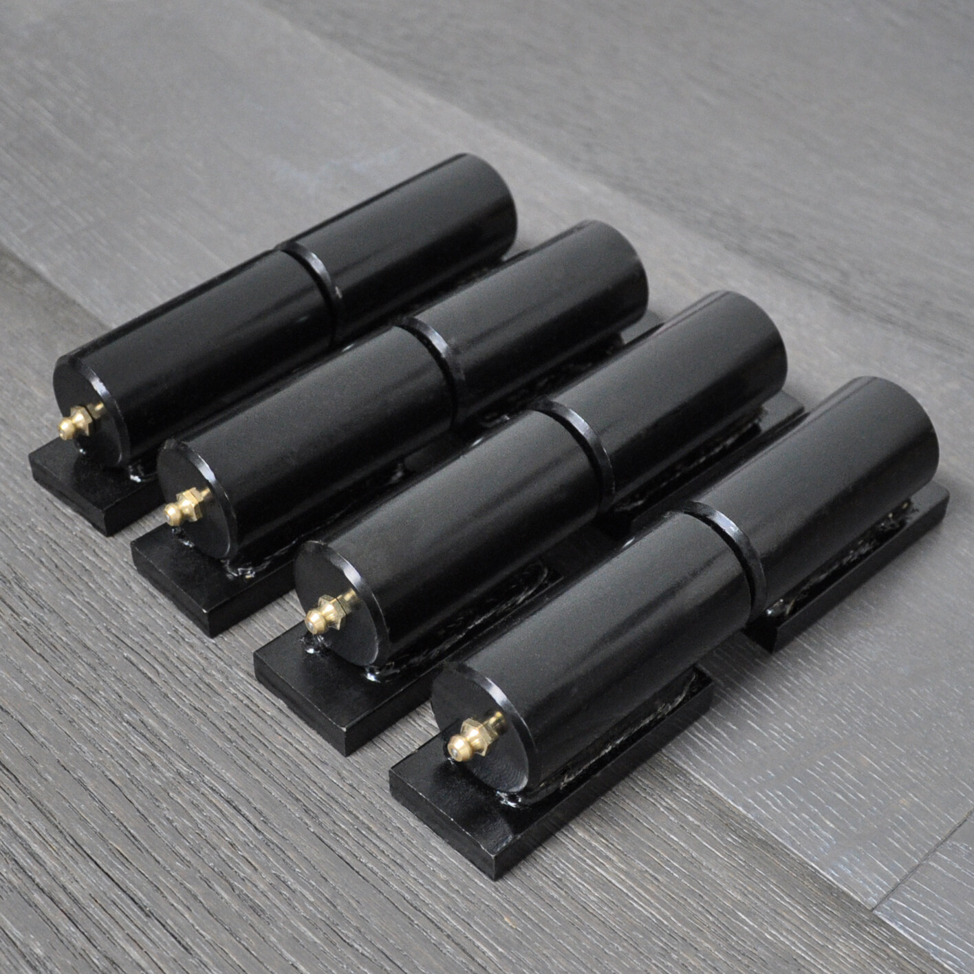 7″ Barrel Hinge | GatorPro | Heavy Duty Pair Weld on Metal Gates Doors | 4 Pack