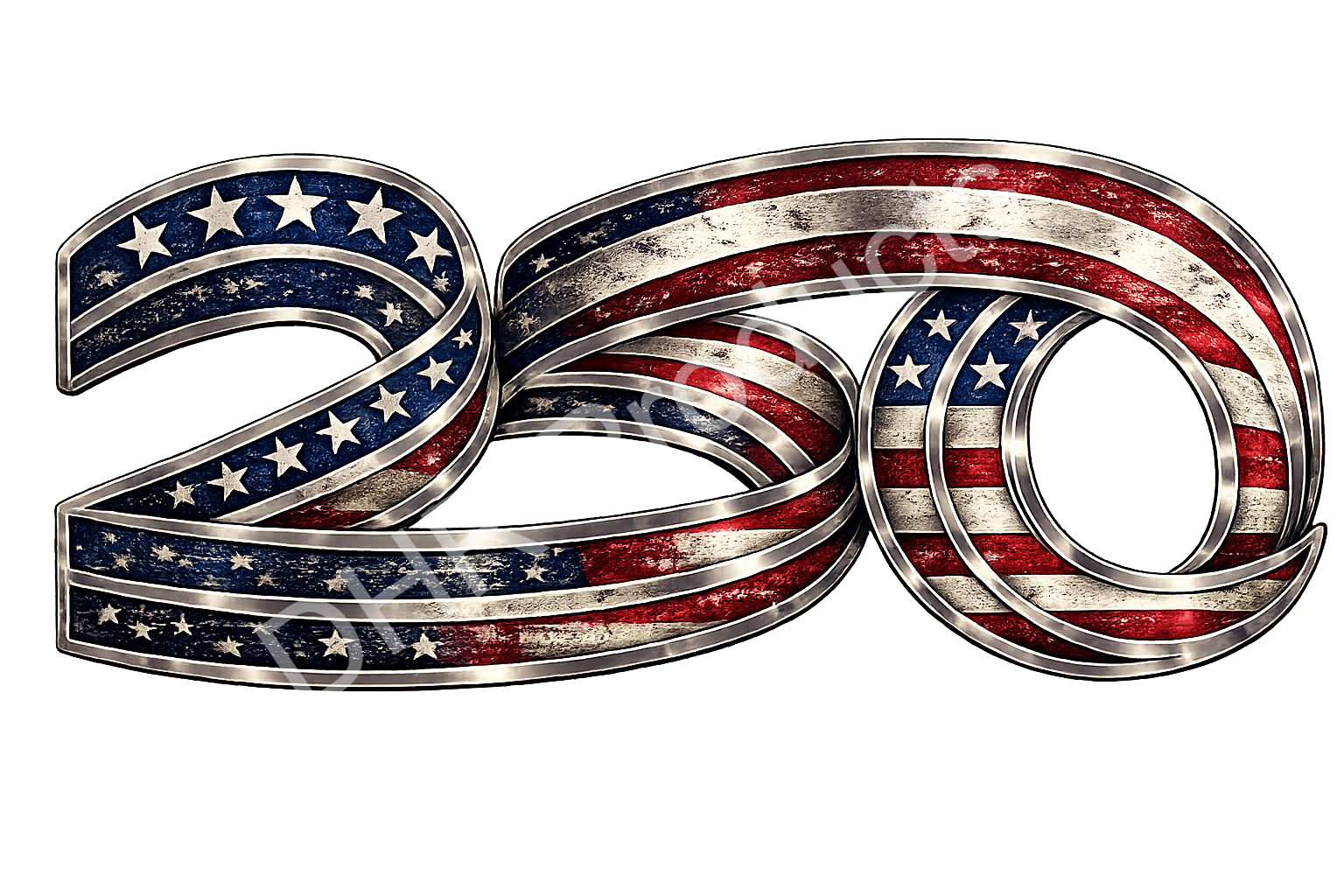 America 250 USA Flag Vinyl Sticker | Patriotic Stars Stripes Decal