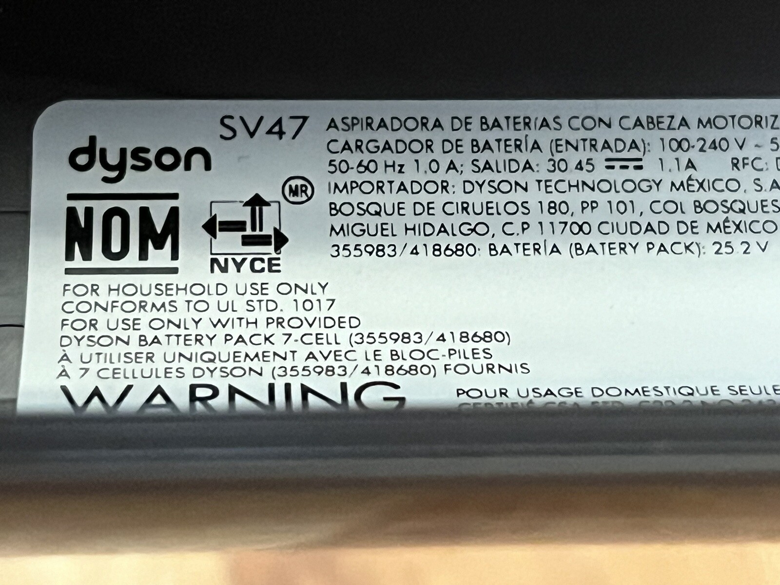 Dyson V15 Vacuum Cleaner Main Body Motor Cyclone Assembly Original Genuine OEM