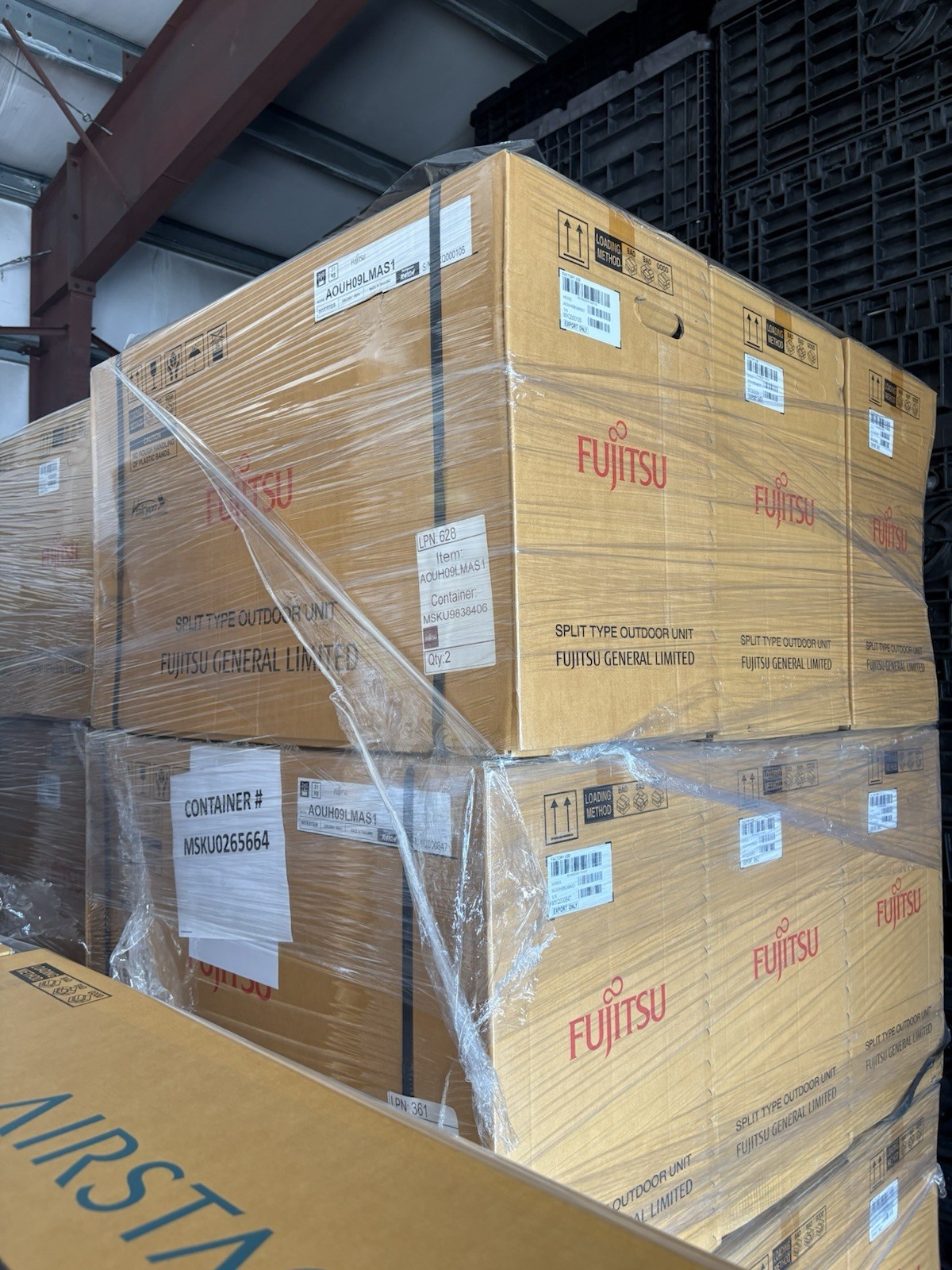 9,000 BTU Fujitsu Mini Split AC/Heat Pump Indoor & Outdoor