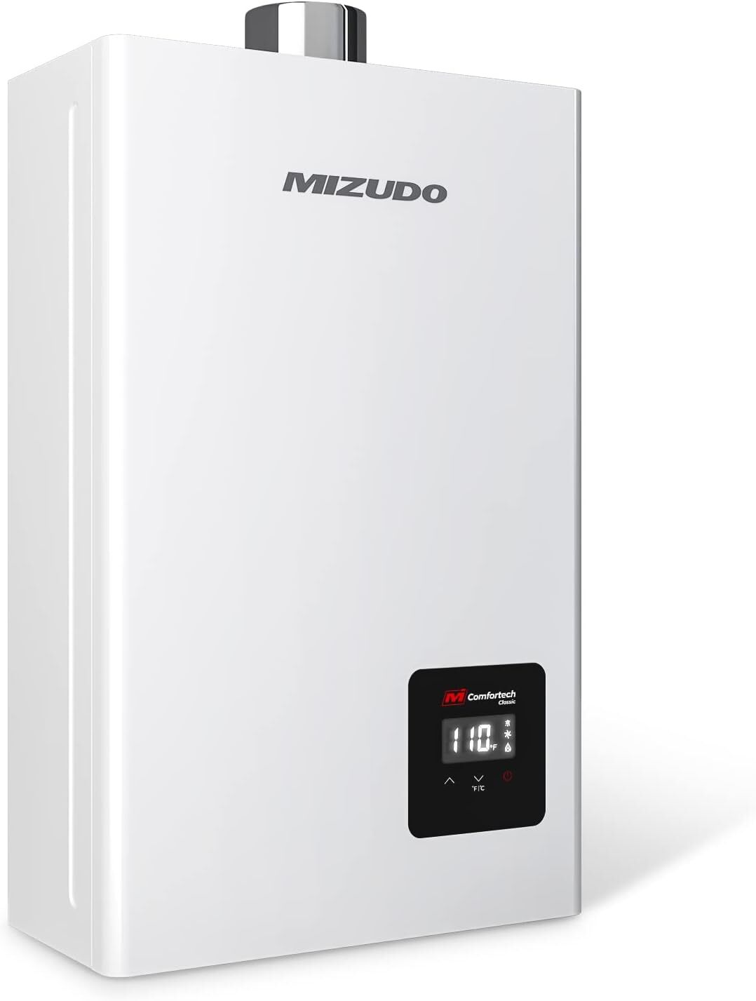 MIZUDO Tankless Water Heater 12L 80,000 BTU Propane Gas Water Boiler Indoor