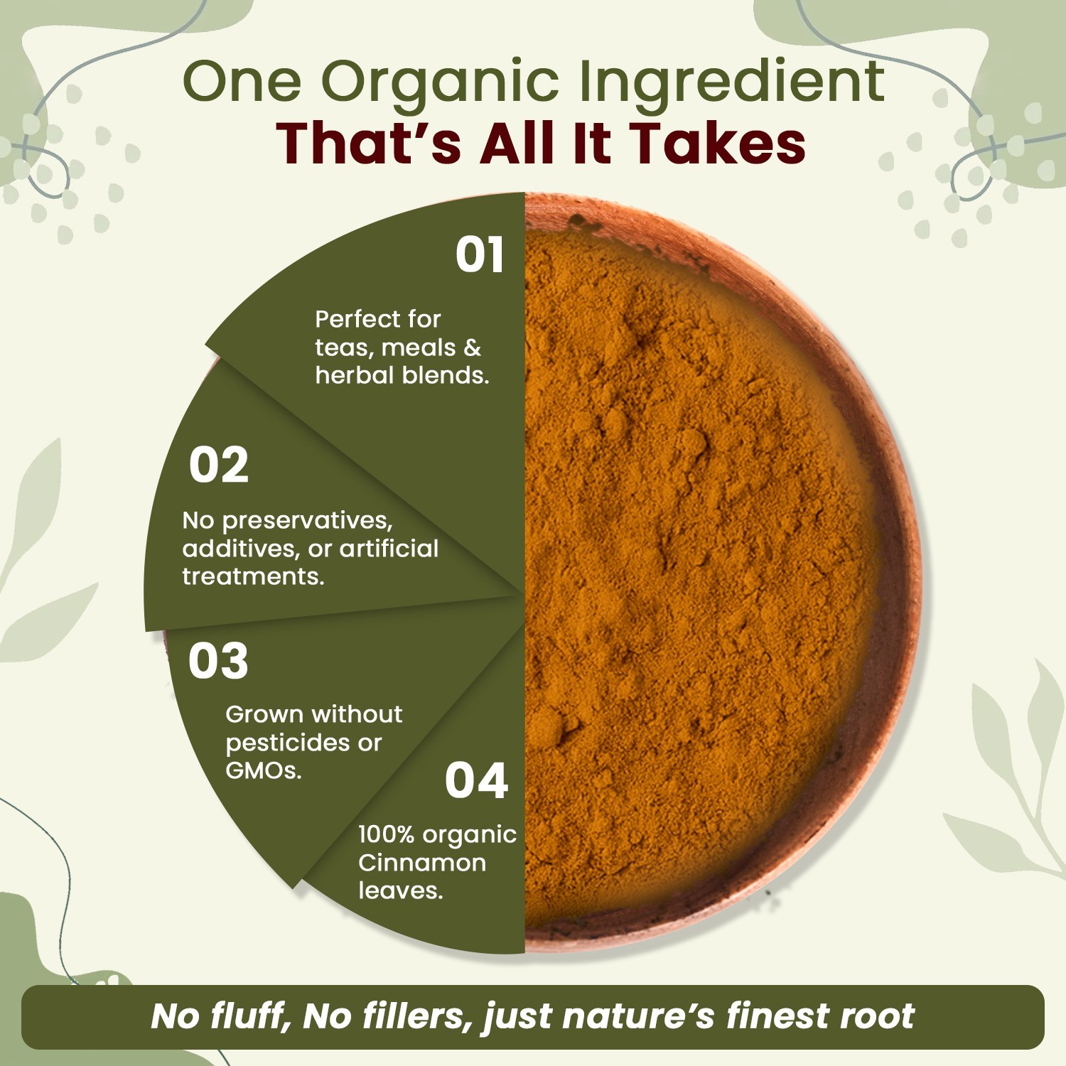 Organic Way True Ceylon Cinnamon Powder – Organic, Kosher & USDA Certified