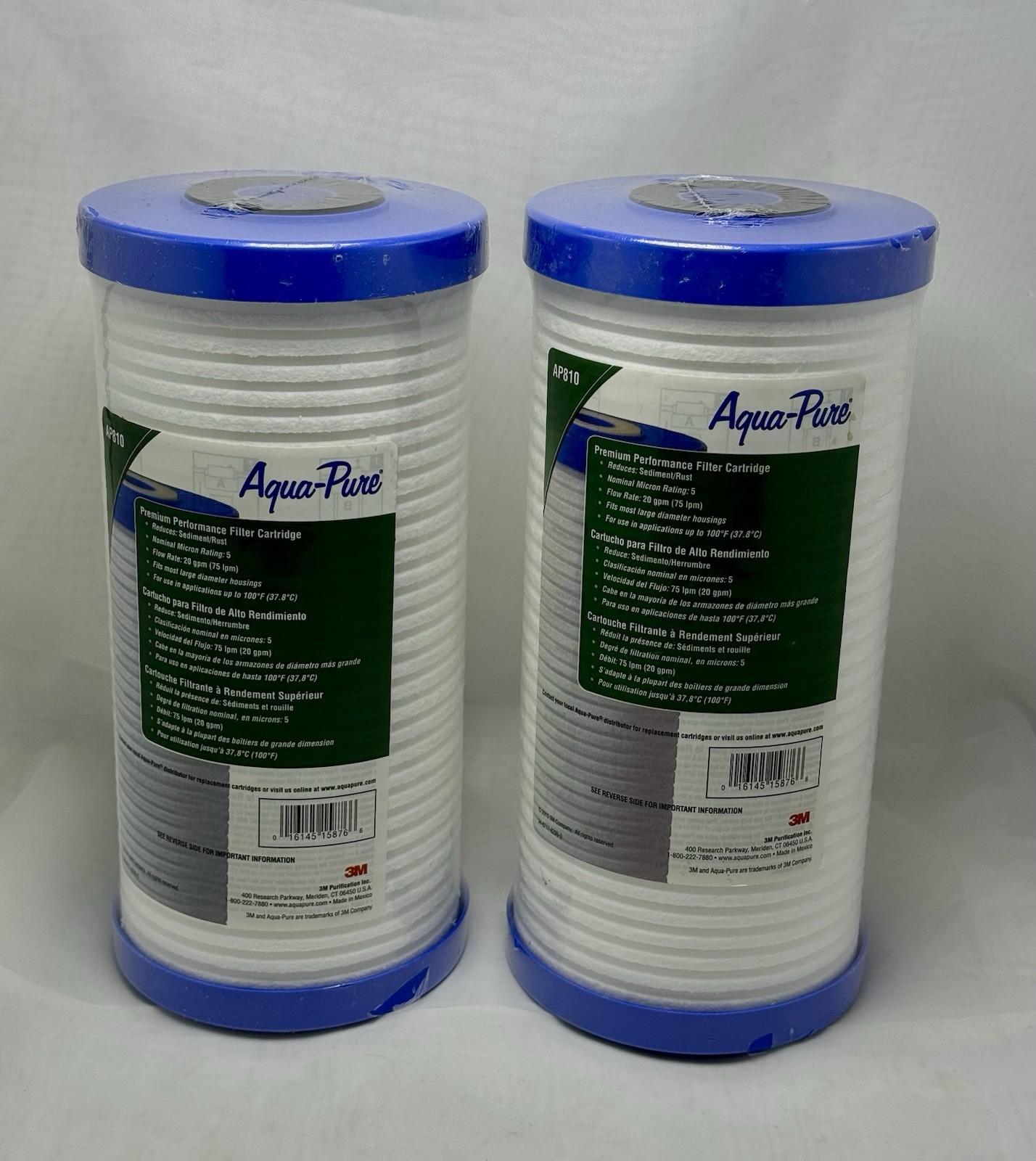 3M Aqua-Pure Whole House Replacement Water Filter AP810, 2-Pack