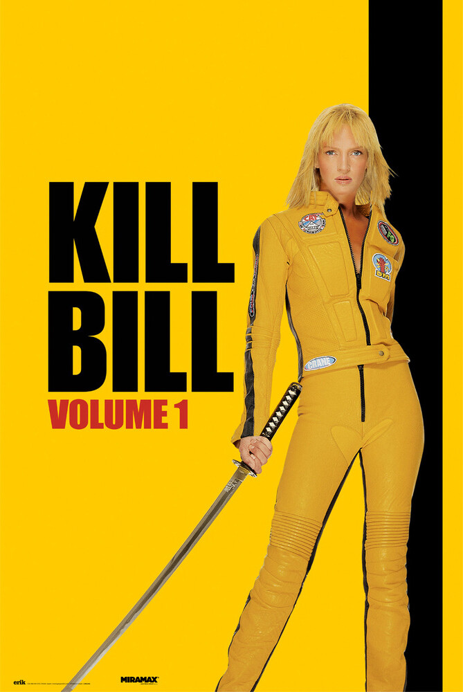 Kill Bill Vol. 1 – Movie Poster (Regular Style – Uma Thurman / Katana) (24 X 36)