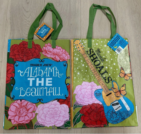 UPICK 1 💚 (50 Choices) Trader Joe’s NEW ECO REUSABLE GROCERY SHOPPING TOTE BAG
