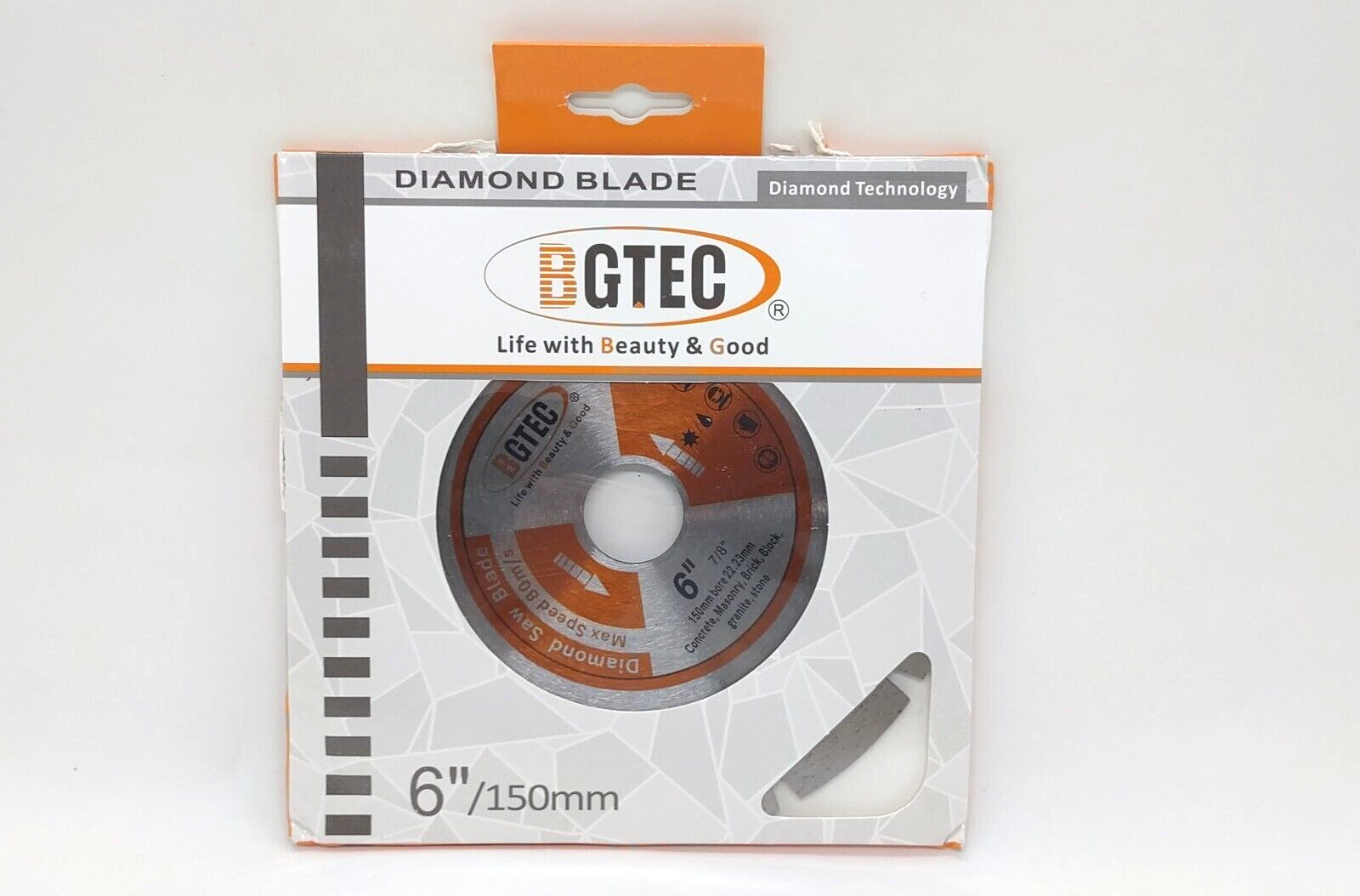 BGTEC Diamond Blade Diamond Technology 6″/150mm