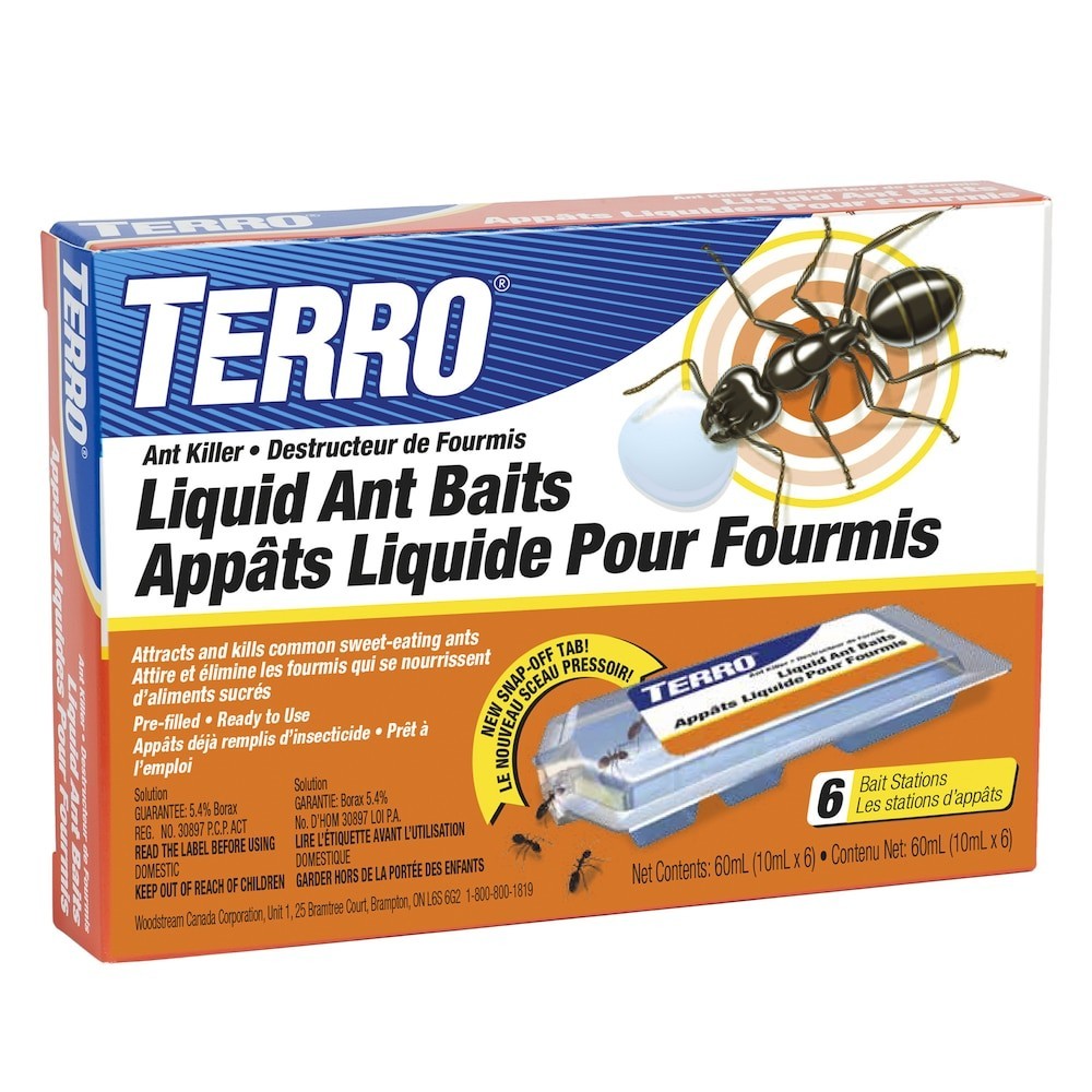 TERRO T300 Ant Killer II Liquid Ant Baits, 6-Pack