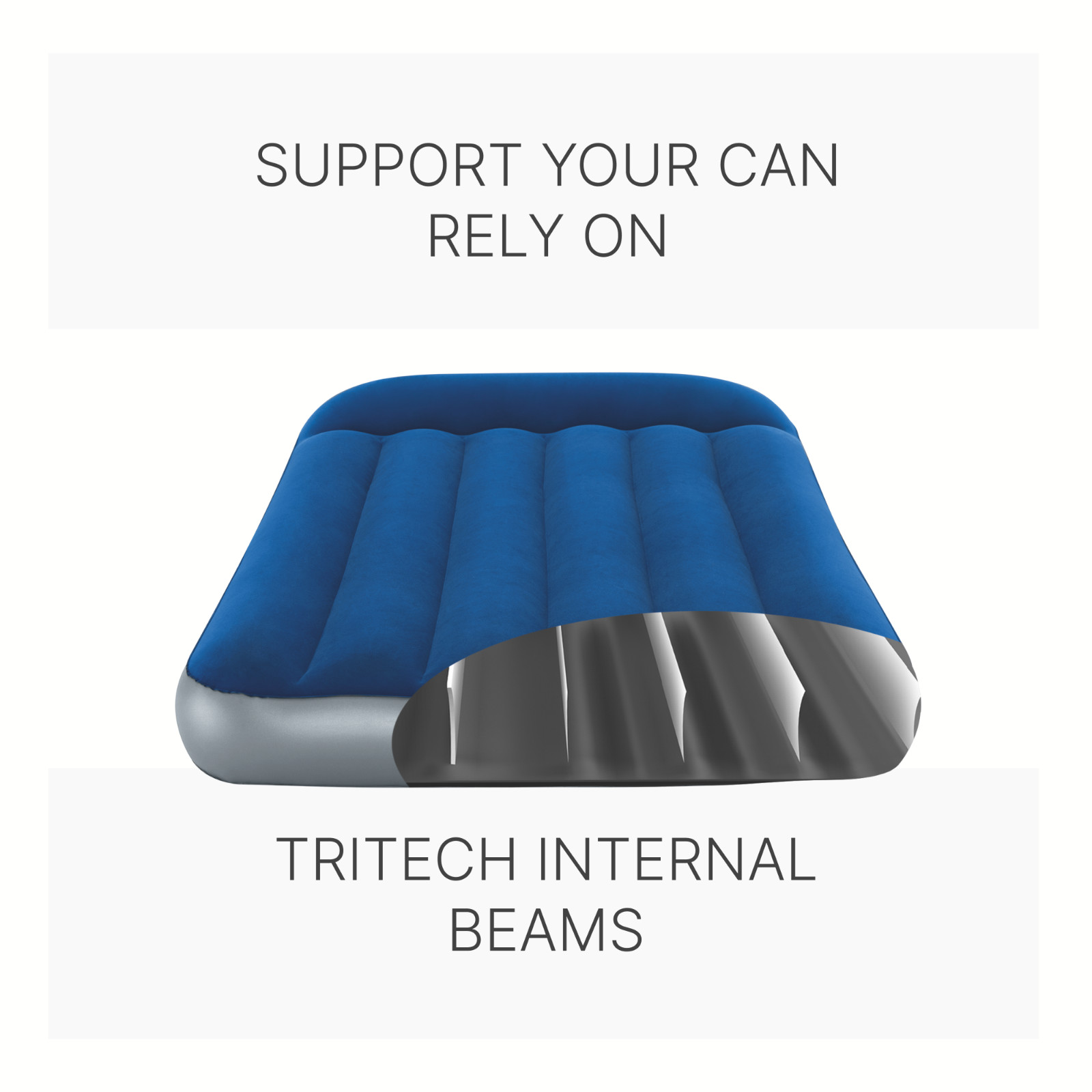 Bestway Tritech Air Mattress Twin 12″” with Built-in AC Pump