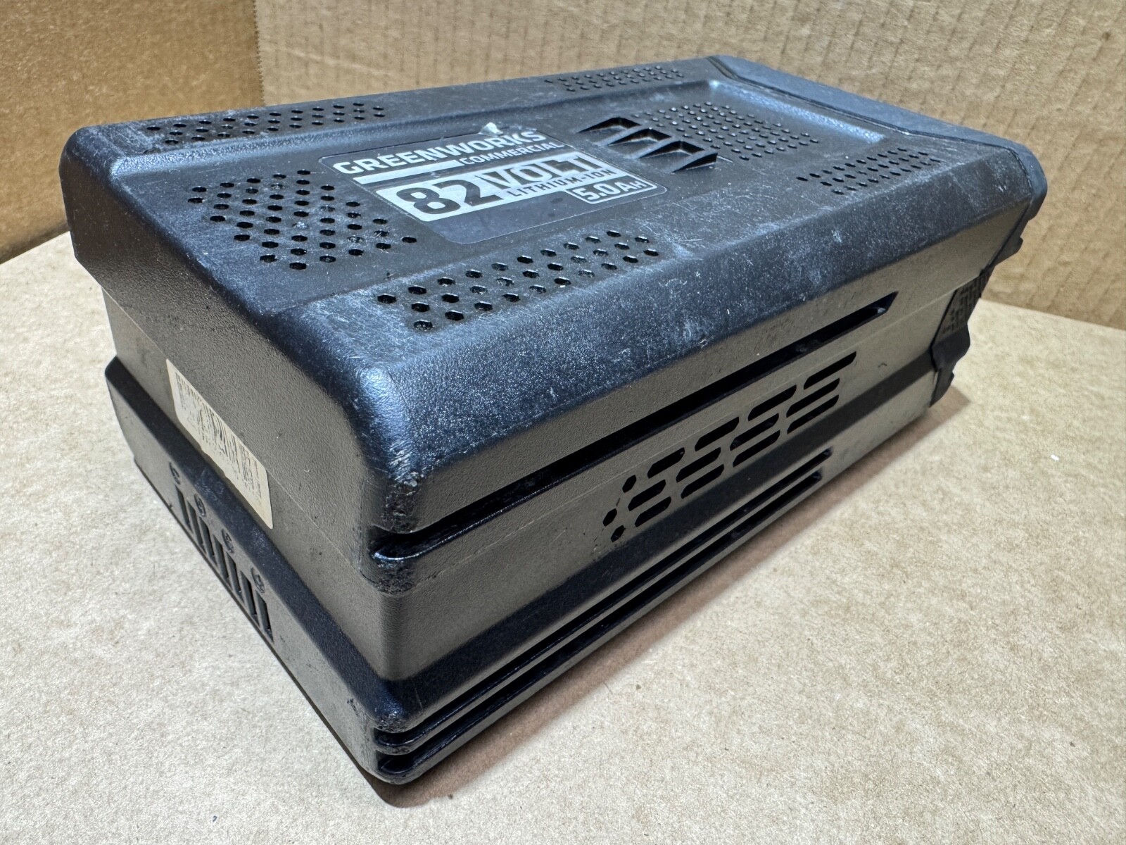 GREENWORKS COMMERCIAL [GL 500] GENUINE 82V MAX 5AH BATTERY – [USED]
