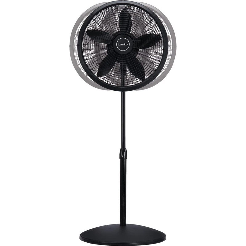 Adjustable Height Oscillating Floor Fan Three Speed Cooling Portable Stand Fan
