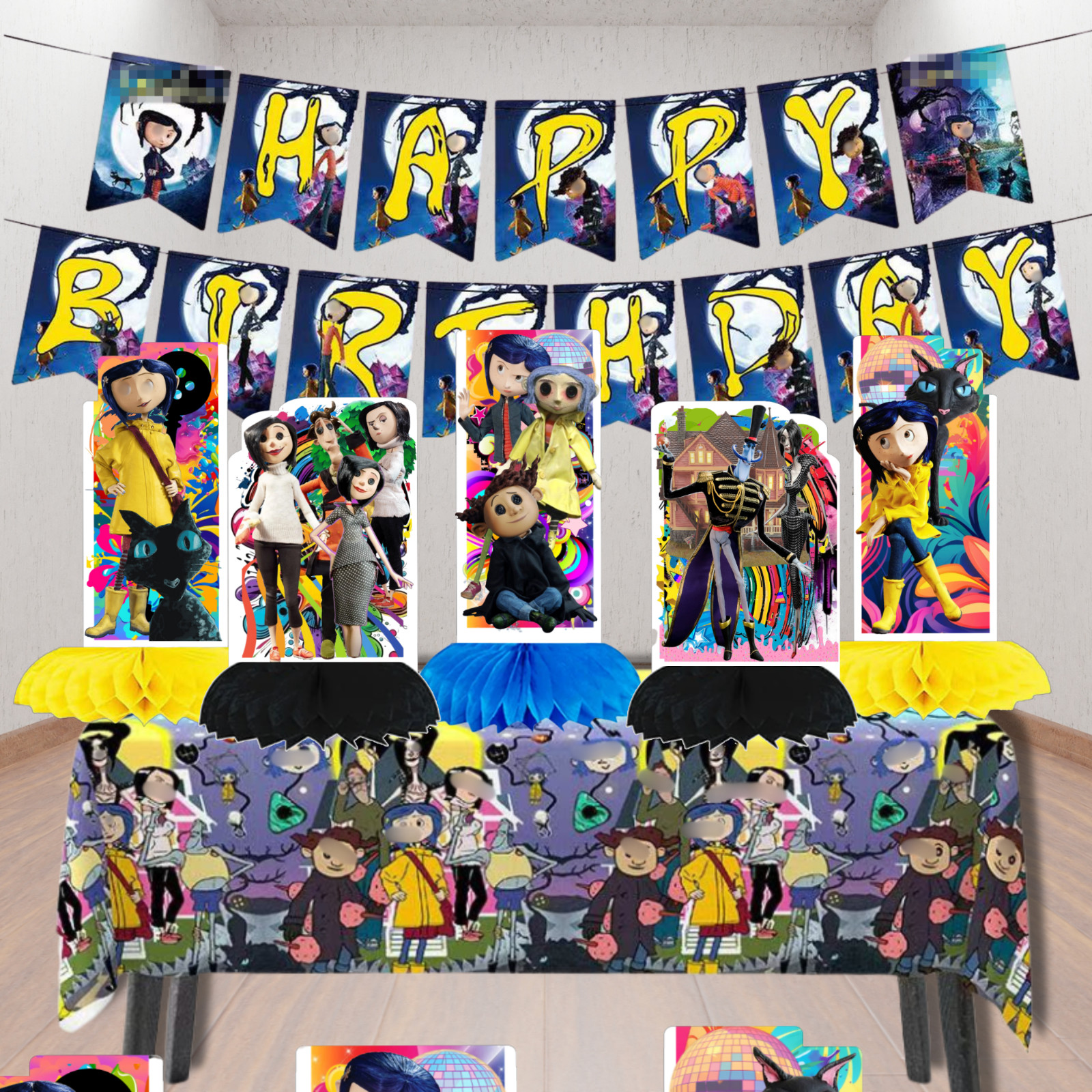 CORALINE birthday party supplies favor centerpiece decoration event theme