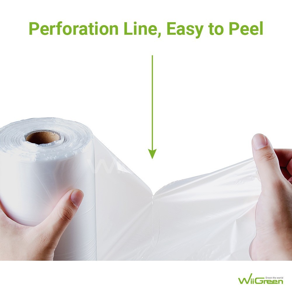 2 rolls 1250 Bags Plastic Produce 12×17 Grocery Kitchen Fruit Vegetable Food