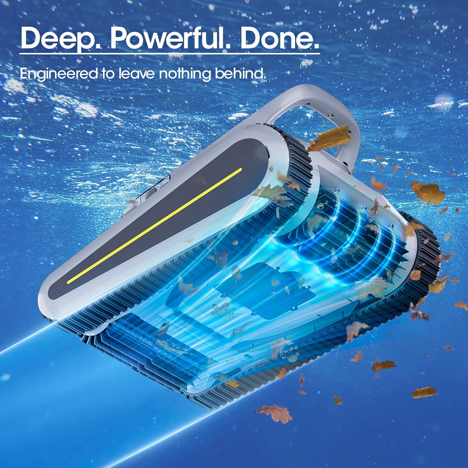 (2026 Upgrade) Seauto Cordless Robotic Pool Cleaner Wall- Waterline Cleaning APP
