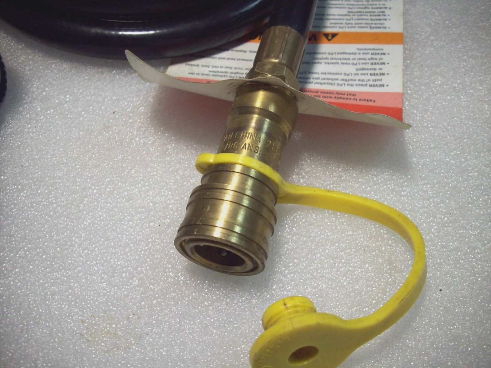 6-1/2 ft Hose Two Stage Propane Regulator with Quick Coupler LP Propane RT812-IQ